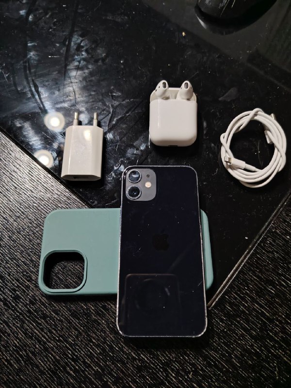 Iphone 12 mini, наушники 4
