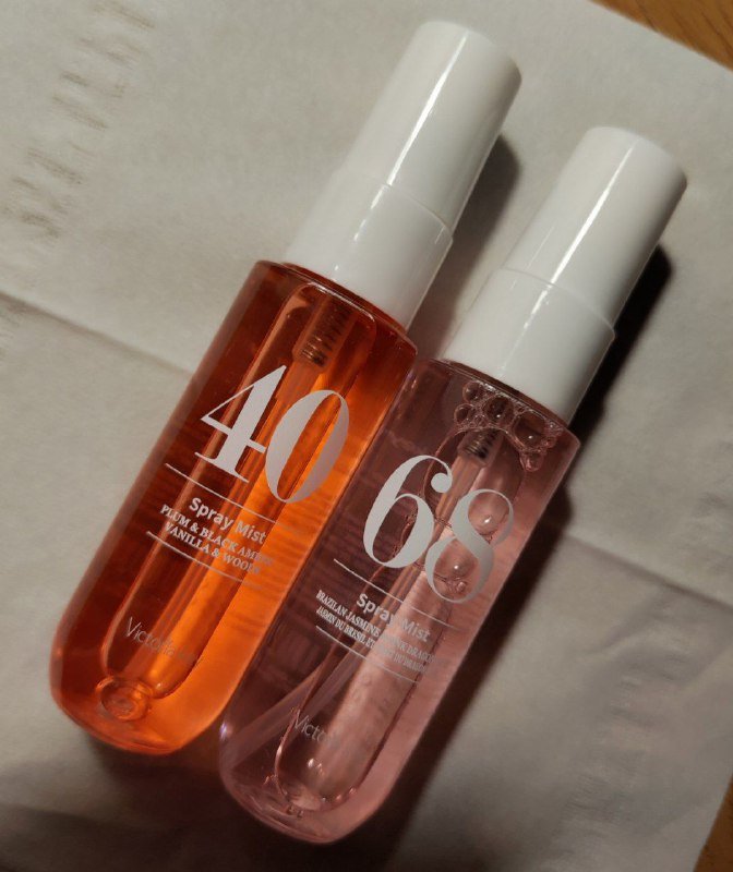 Мисты парфюмерные 40 мл, 68 мл