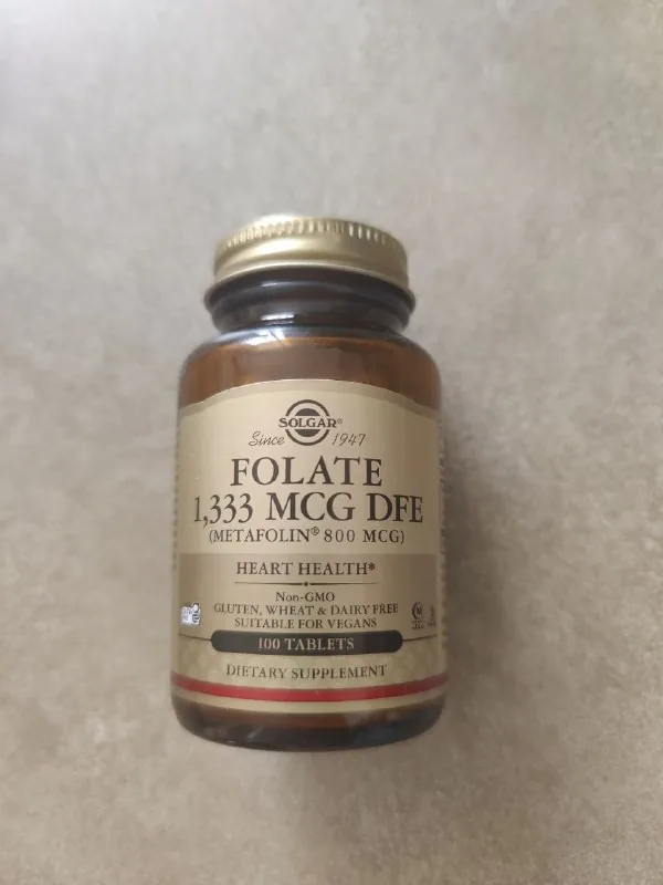Витамины Solgar Metafolin 800 mcg 1