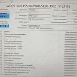 SSD NVMe M.2 WD 512 ГБ 4