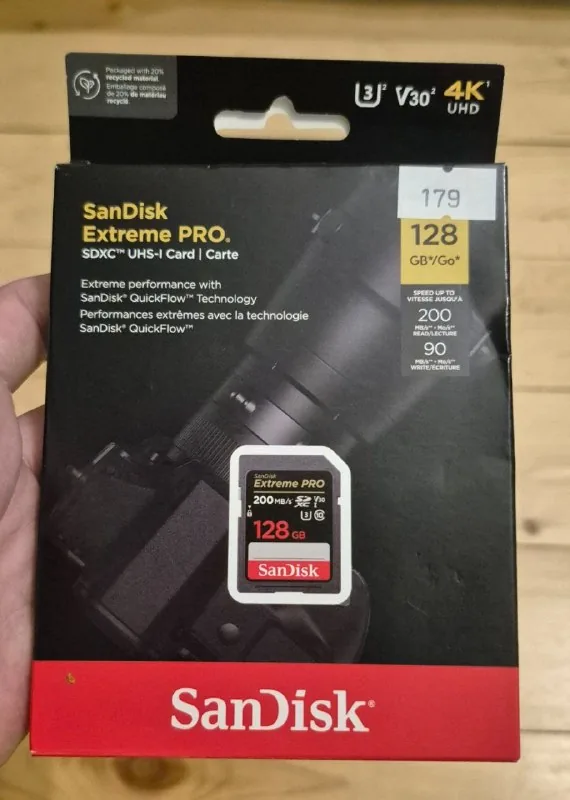 Карта памяти SanDisk Extreme Pro 128GB SDXC
