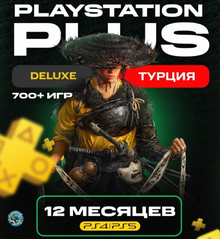 PlayStation Plus Deluxe 12 месяцев PS4 PS5