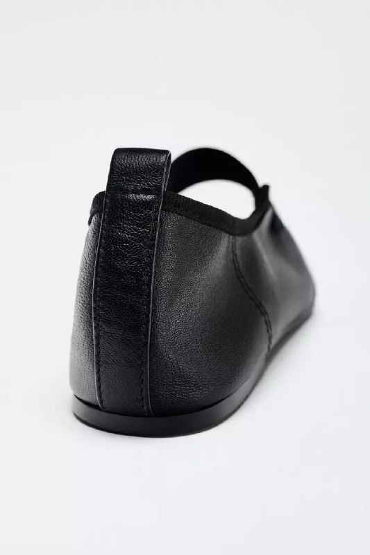 Кожаные балетки Zara 3