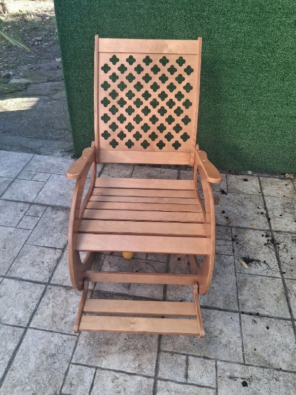 кресло качалка деревянное