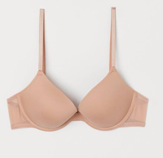 Бежевый бюстгальтер H&M 75B