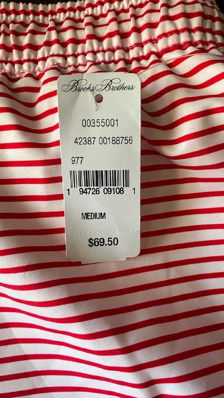 Мужские шорты для плавания Brooks Brothers размер M 6