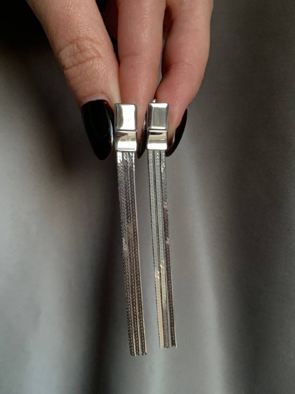 Серьги серебро 925