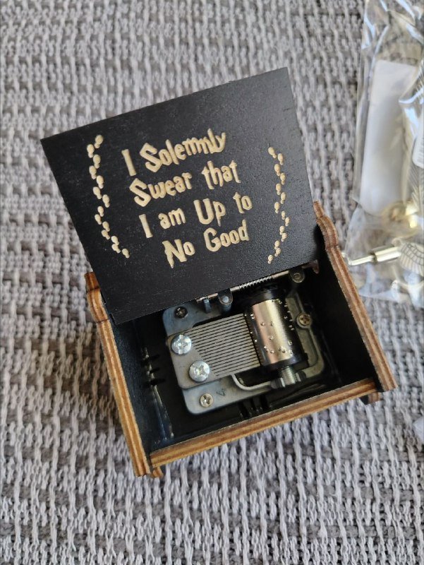 Закладка для книги, музыкальная шкатулка, подвески на бокалы Гарри Поттер 2