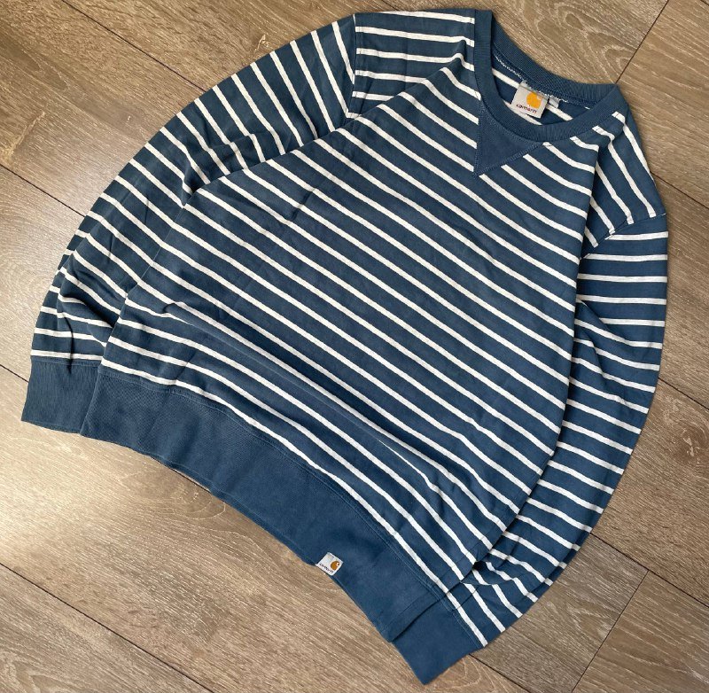 Carhartt striped sweater size S-M 2