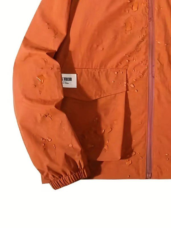Дождевик унисекс кирпичного цвета размер XL 2