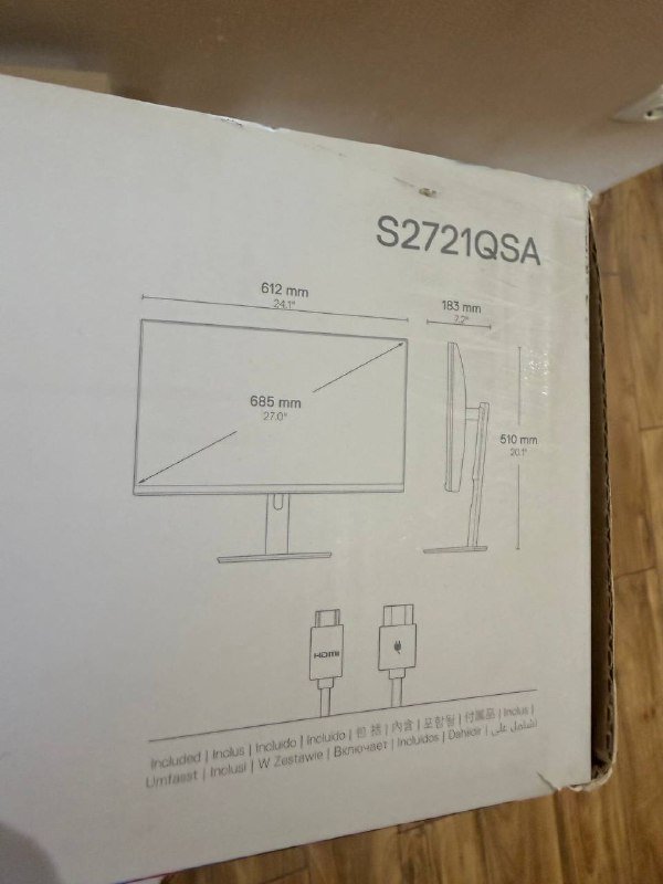 Монитор Dell S2721QSA 27" 4K IPS с кронштейном 3