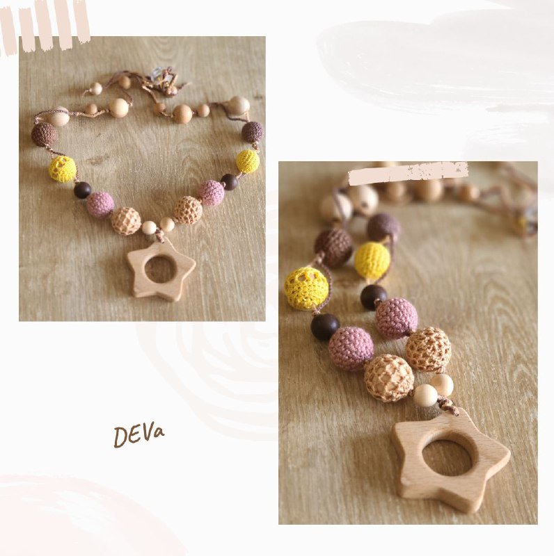 Слингобусы и грызунки ручной работы для малышей 7