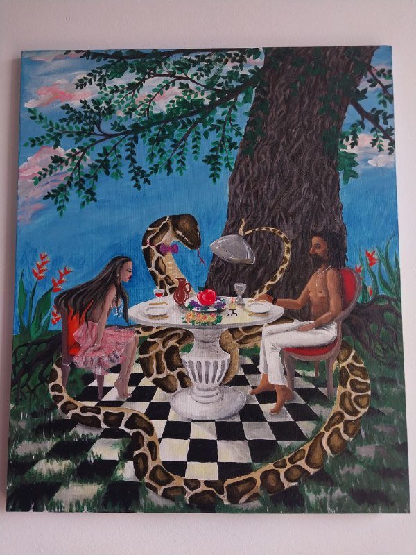 Картина холст акрил