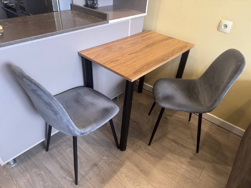 Стол с регулируемыми ножками, стулья, стол с металлическими ножками, компьютерное кресло 2