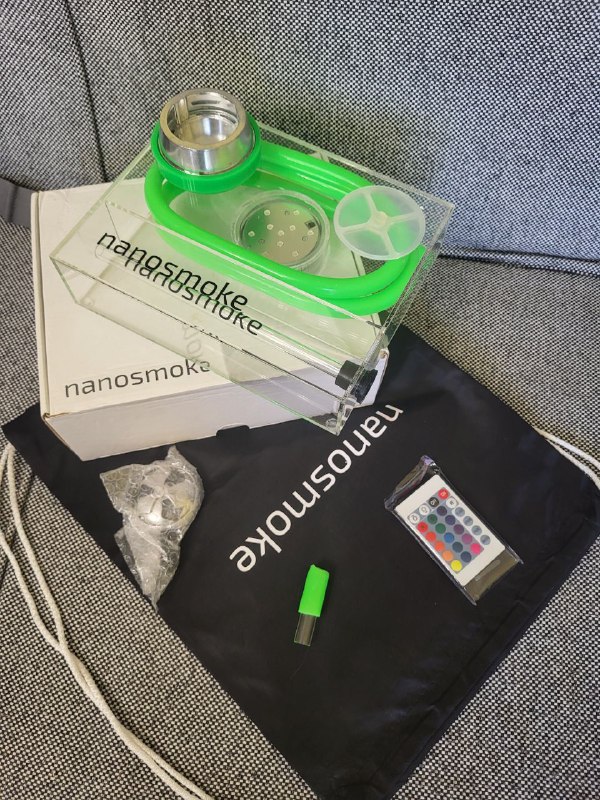 Кальян Nanosmoke Cube с подсветкой 3