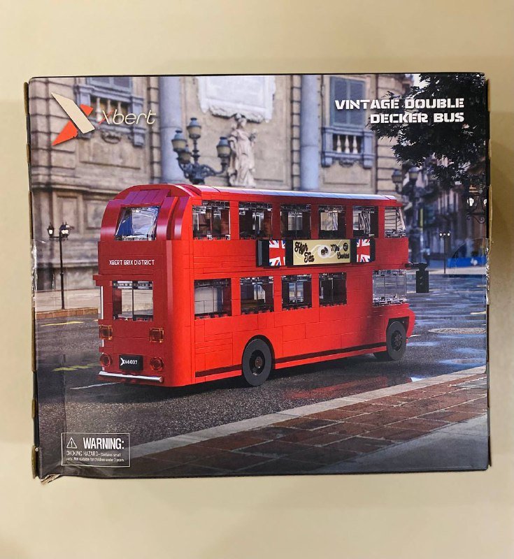 Новый нераспечатанный конструктор двойной автобус