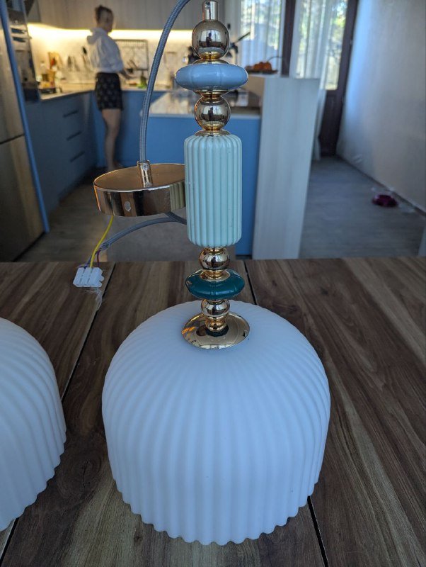 2 люстры с лампами 2