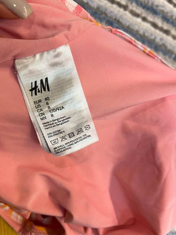 Женский купальник Боди слитный H&M Размер М EUR40 5