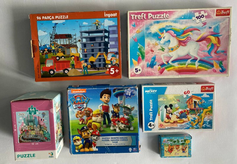 Детские развивающие игры и паззлы 3+ 3