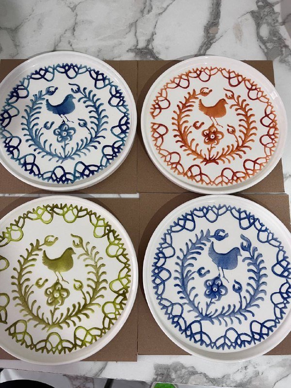 набор тарелок 4