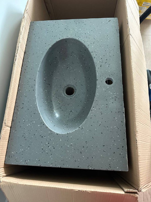 Умывальник с подвесной полкой, зеркало для ванной комнаты 3