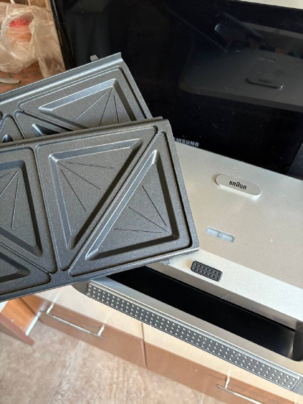 Электрогриль Braun SnackMaker с пластинами для вафель и сэндвичей 2