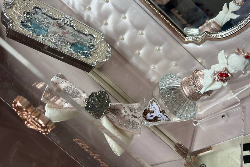 Flower Knows Swan Ballet палетка, духи, заколка, ящик для косметики 6