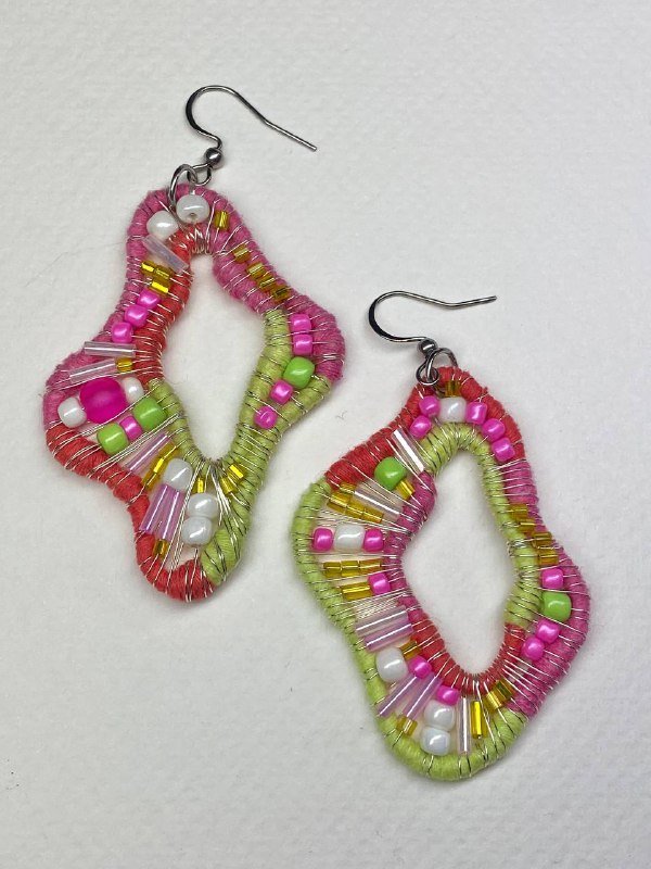 Серьги Swarovski Stella star, серьги обручи, серьги ручной работы, кольцо, браслеты на резинке, фенечки ручная работа 5