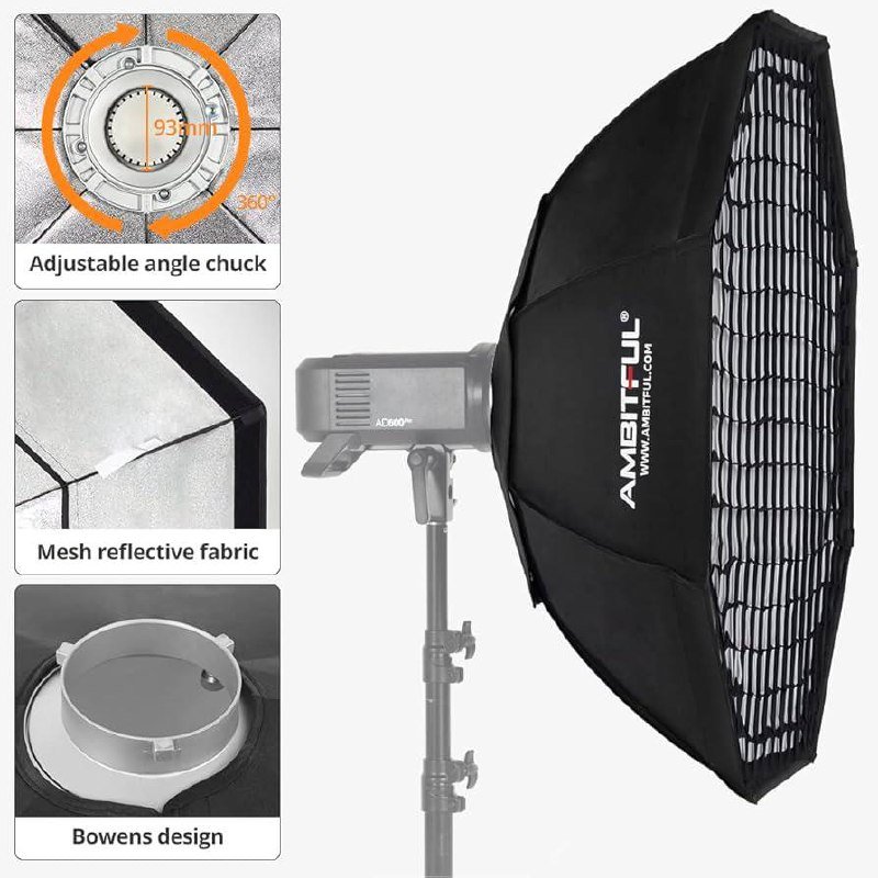 Софтбокс Ambitful Grid Softbox 140 см