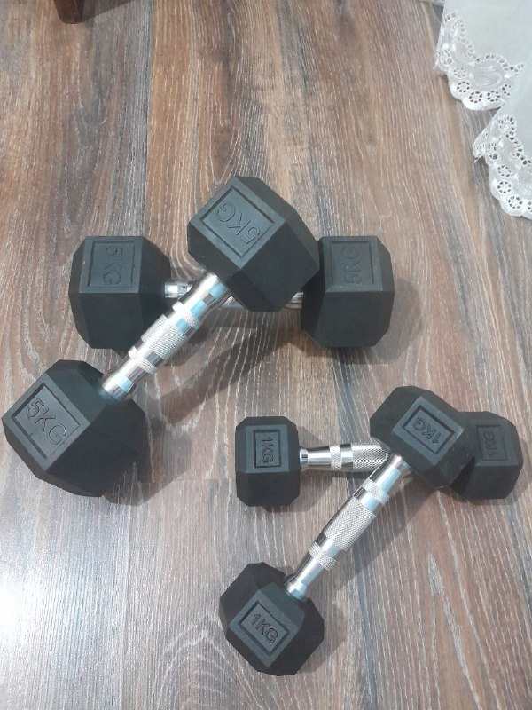Гантели 1 кг, 5 кг