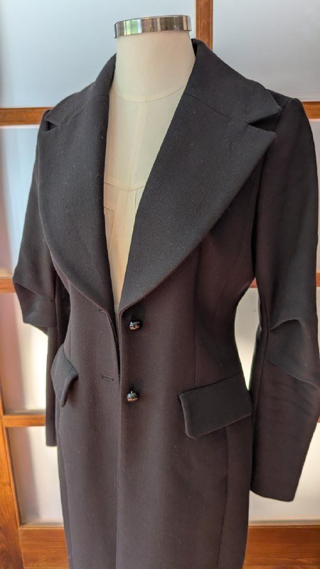 Шерстяное с кашемиром женское пальто Jana Segetti размер S 3