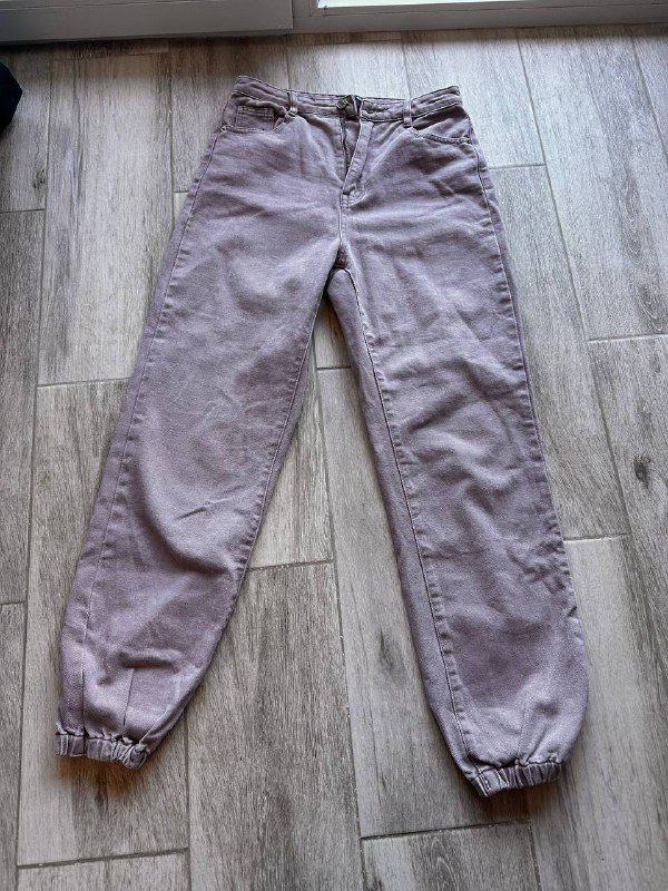 Джинсы DeFacto с высокой талией, широкие, черные и с резинкой 3