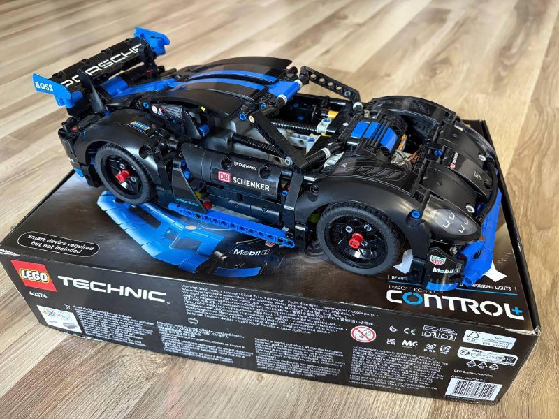 Конструктор Lego Technic управляемая модель Porsche GT4 3