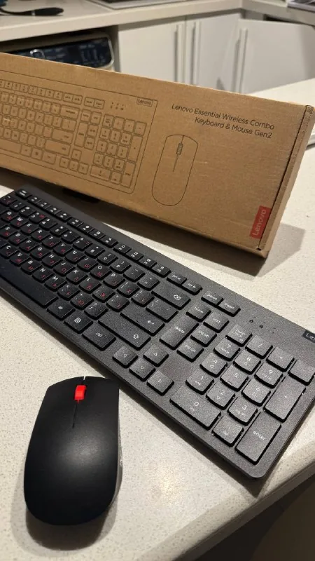 Lenovo беспроводные клавиатура и мышь