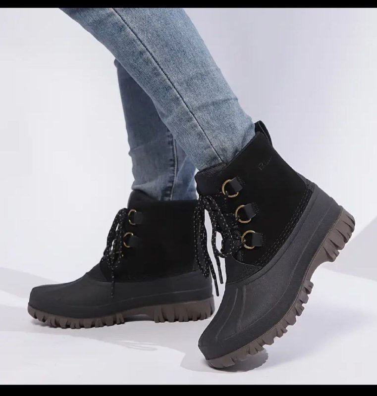 Ботинки тёплые прорезиненные размер 41-42 2