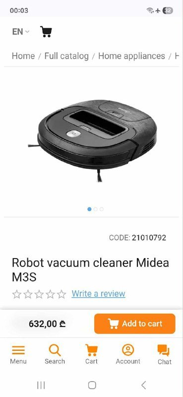 Робот-пылесос Midea 4