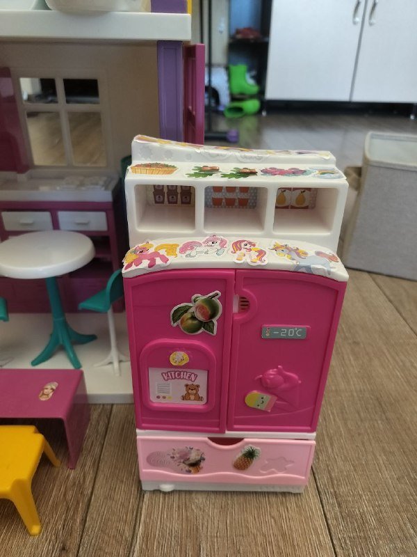 Домик для кукол с мебелью, куклой, одеждой и питомцами 5