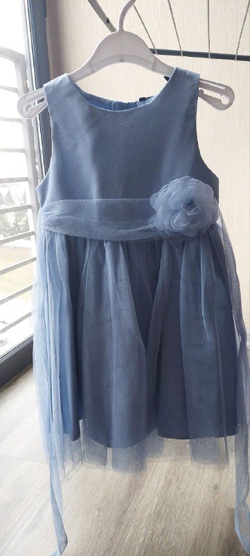 Нарядное платье и болеро для девочки 104 размера 1