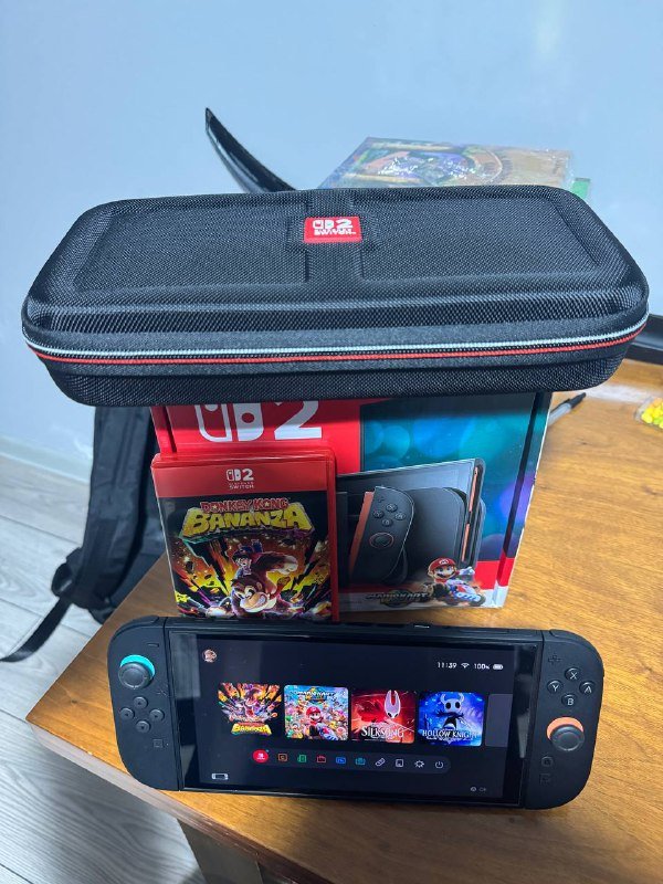 Nintendo Switch 2 Mario Kart Bundle, игры, чехол 2