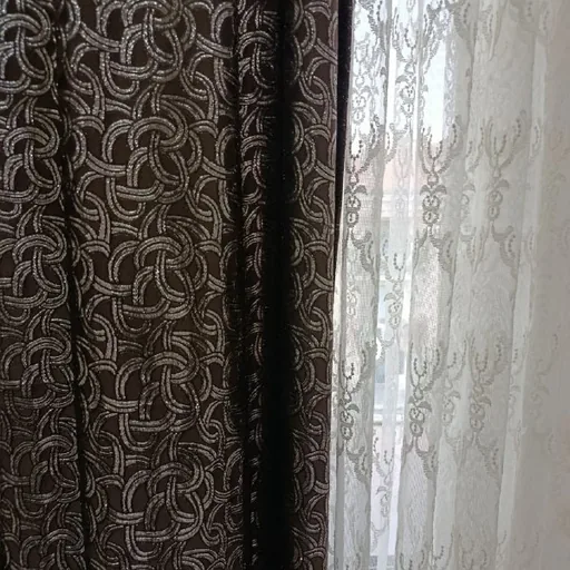 Коричневые шторы