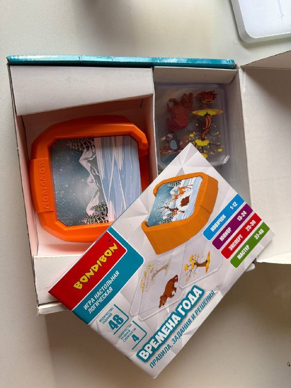 Игра Bondibon Времена года для детей 2-3 лет