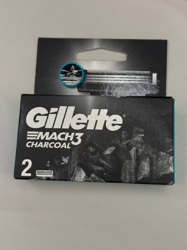 Лезвия Gillette Mach 3 Charcoal 2 шт.