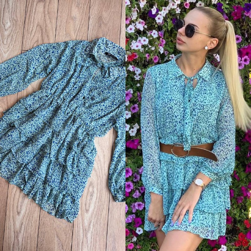 платье бирюзовое Zara, платье розовое Zara, платье оливковое, платье небесно голубое Zara, укороченная футболка белая
