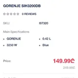 Утюг Gorenje 6