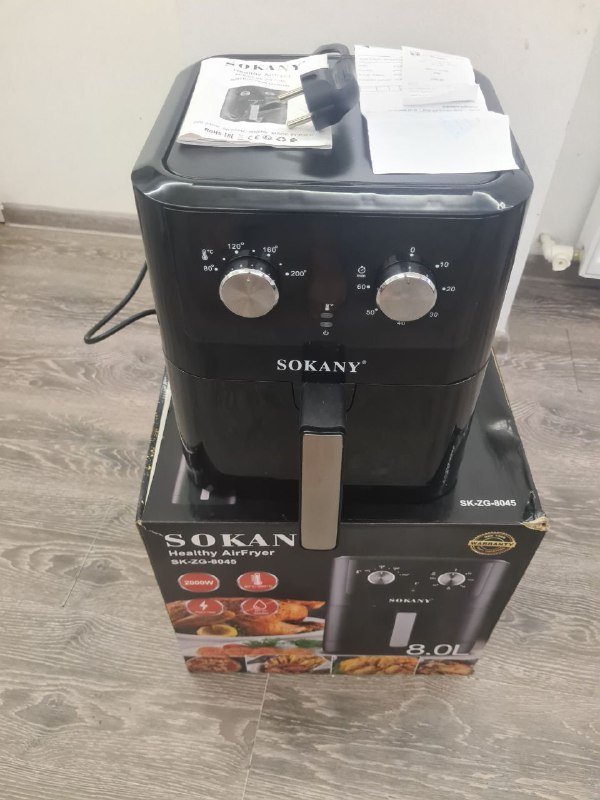 Аэрогриль 8 литров Sokany новый