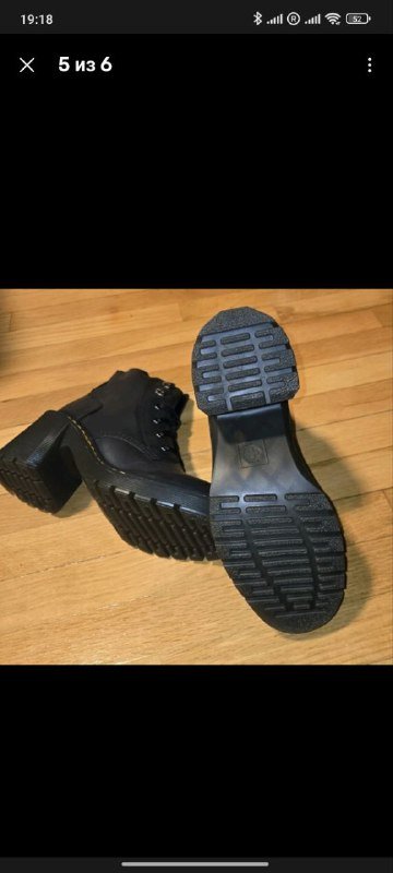 Женские сапоги Dr. Martens из натуральной кожи 5