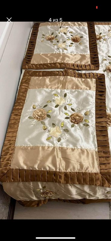 Покрывало на двуспальную кровать 4