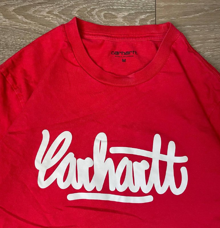 Carhartt красная футболка размер M 4