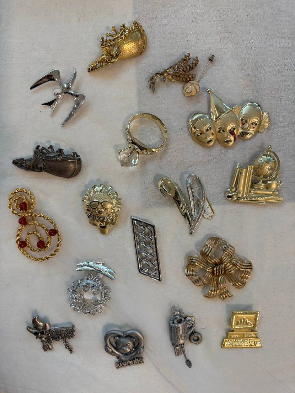 Американские винтажные броши