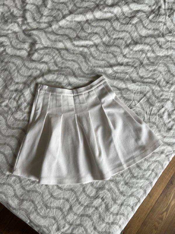 белая юбка ZARA, бежевая юбка ZARA 4